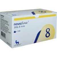 Agujas NovoFine 30G 8 mm x 100 unidades