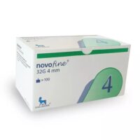 Agujas NovoFine 32G 4 mm x 100 unidades
