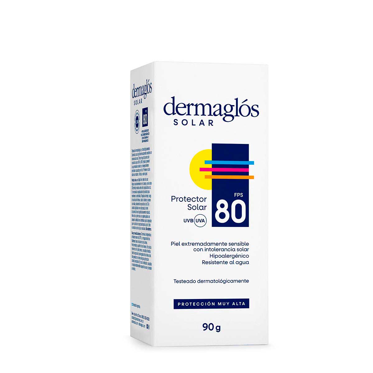 Protector Solar FPS 80 Dermaglós Crema 90g - Imagen 2