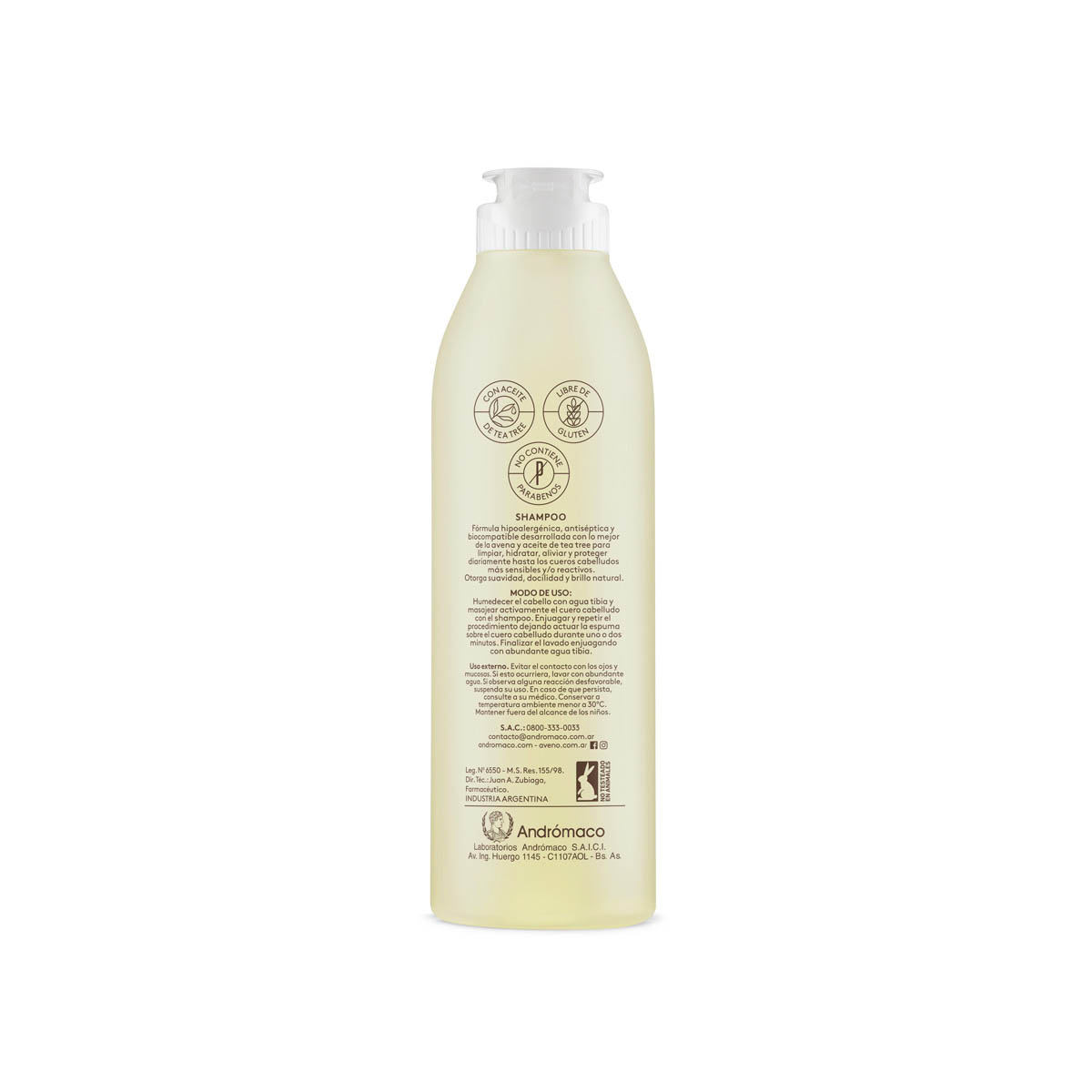 Shampoo Aveno Hidratante y Emoliente x250ml - Imagen 2