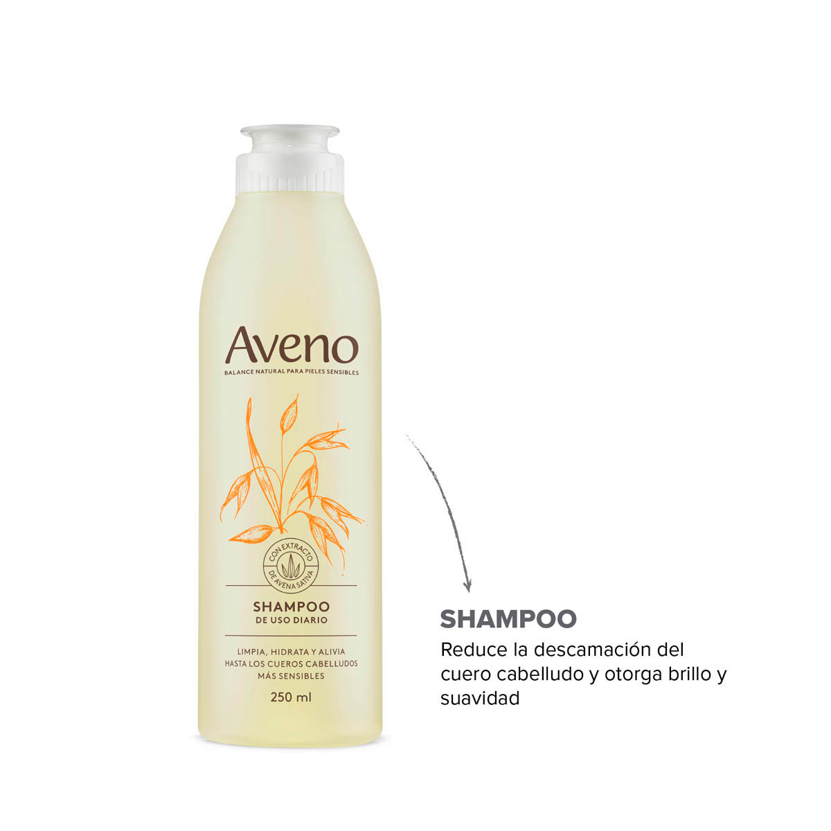Shampoo Aveno Hidratante y Emoliente x250ml - Imagen 8