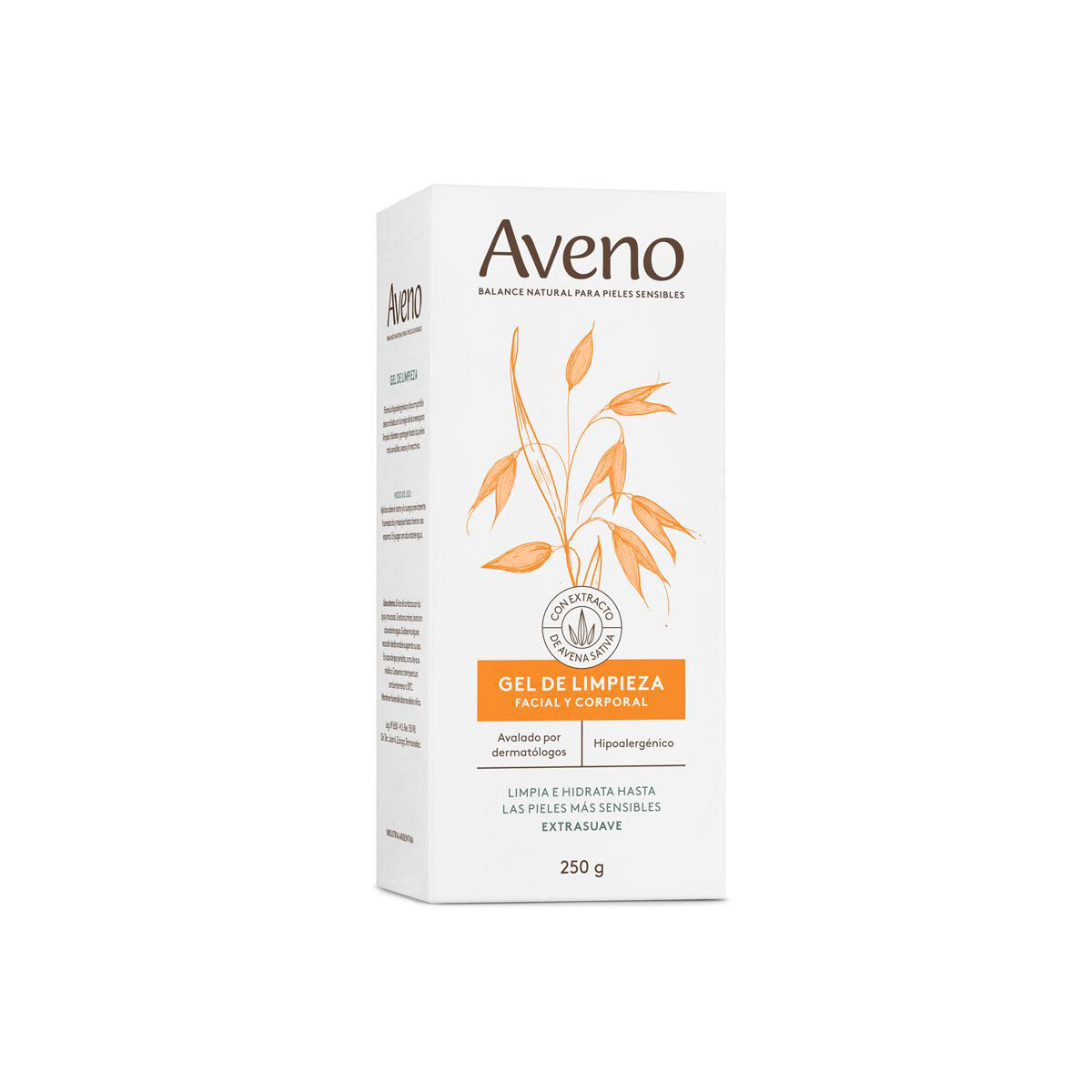 Gel de Limpieza Aveno Facial Corporal x250gr - Imagen 3