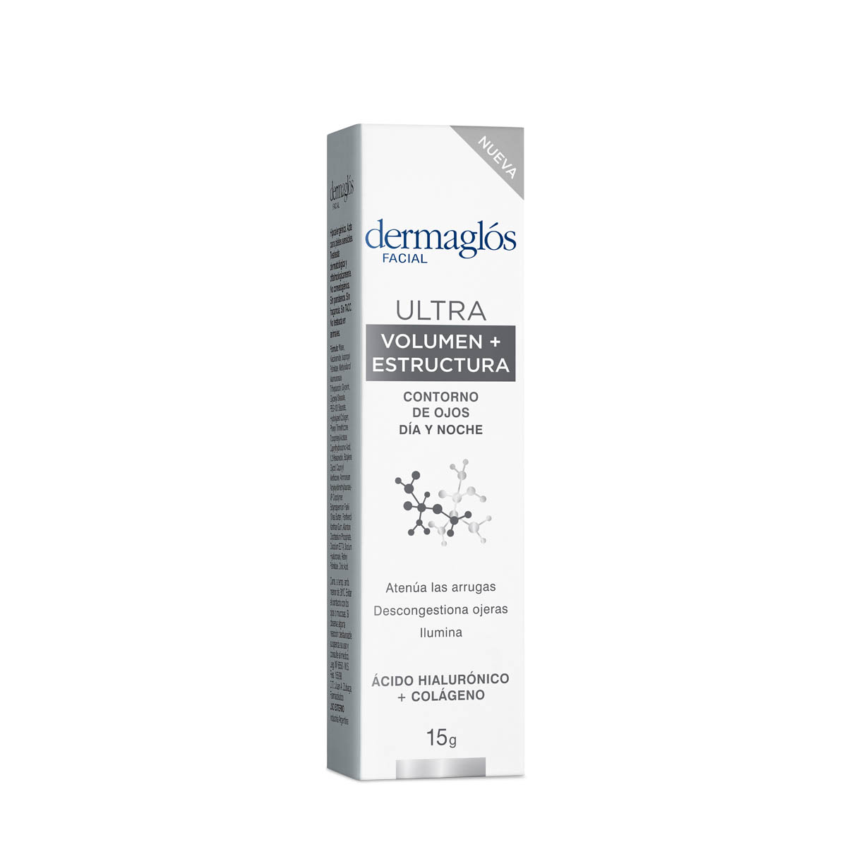 Crema Dermaglós Contorno Ojos Ultra Volumen y Estructura 15g - Imagen 4